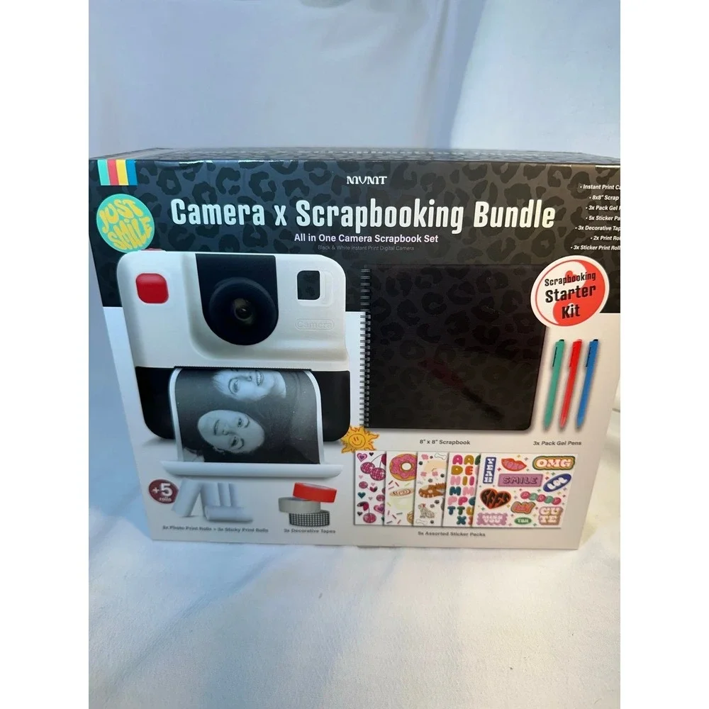 MVMT Camera and Scrapbook Bundle Arts and Craft Memories Idea Fun